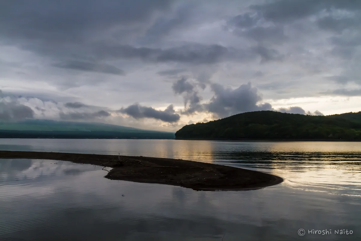 投稿写真：山中湖の夕暮れ