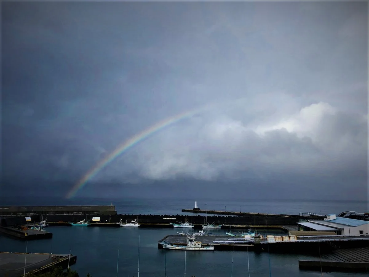 投稿写真：朝の虹