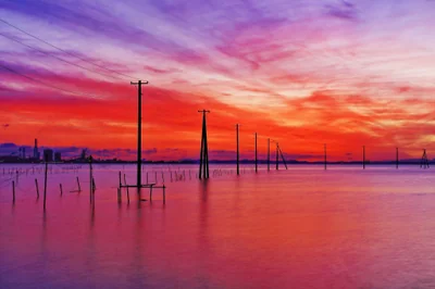 投稿：夕凪の久津間海岸