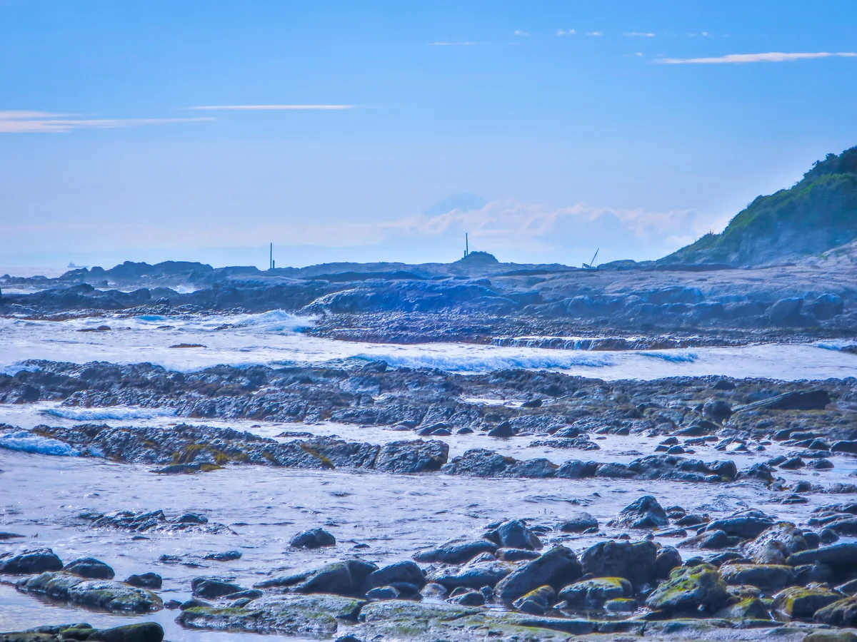 投稿写真：洗濯岩と富士山