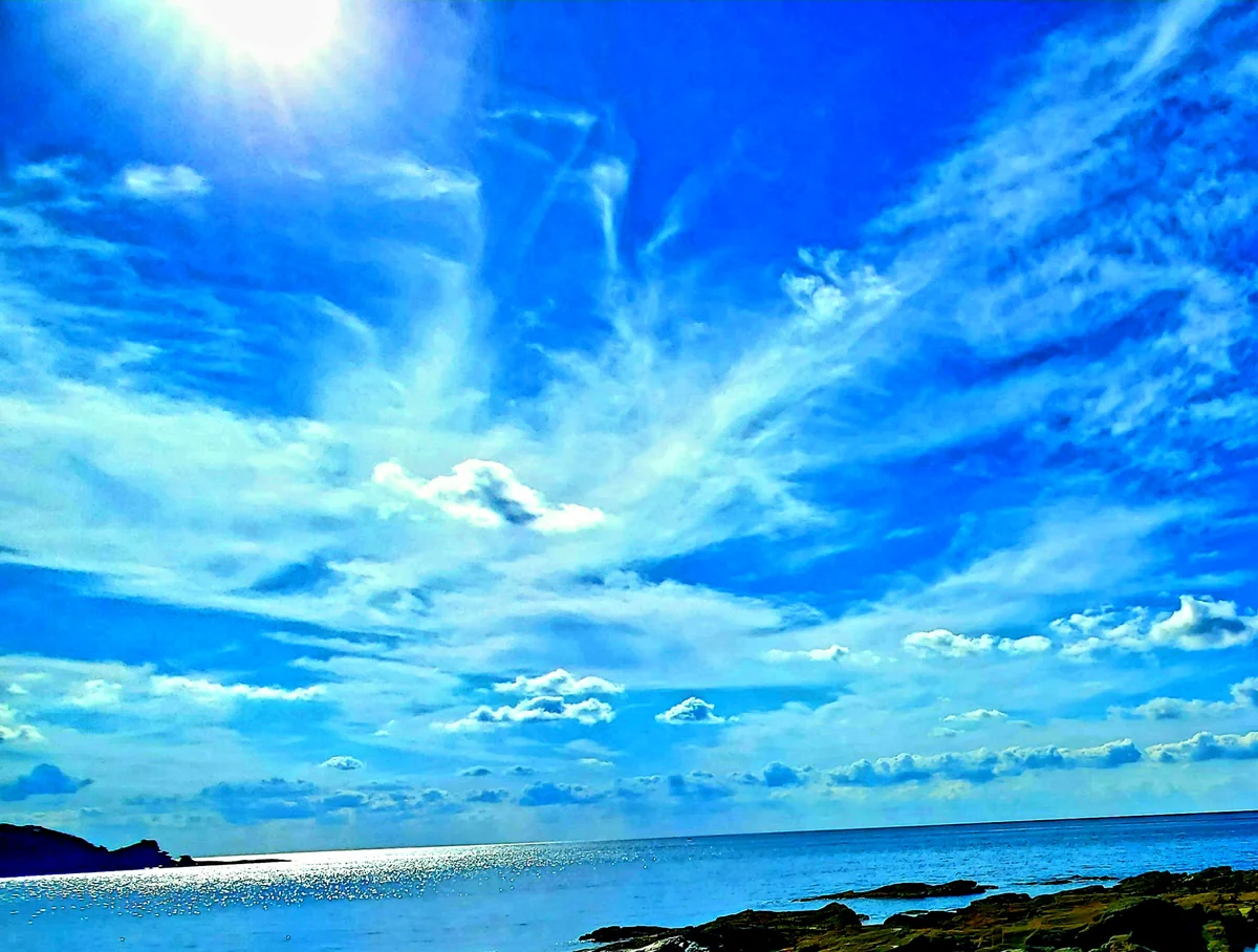 投稿写真：弁天白浜のグラデーション