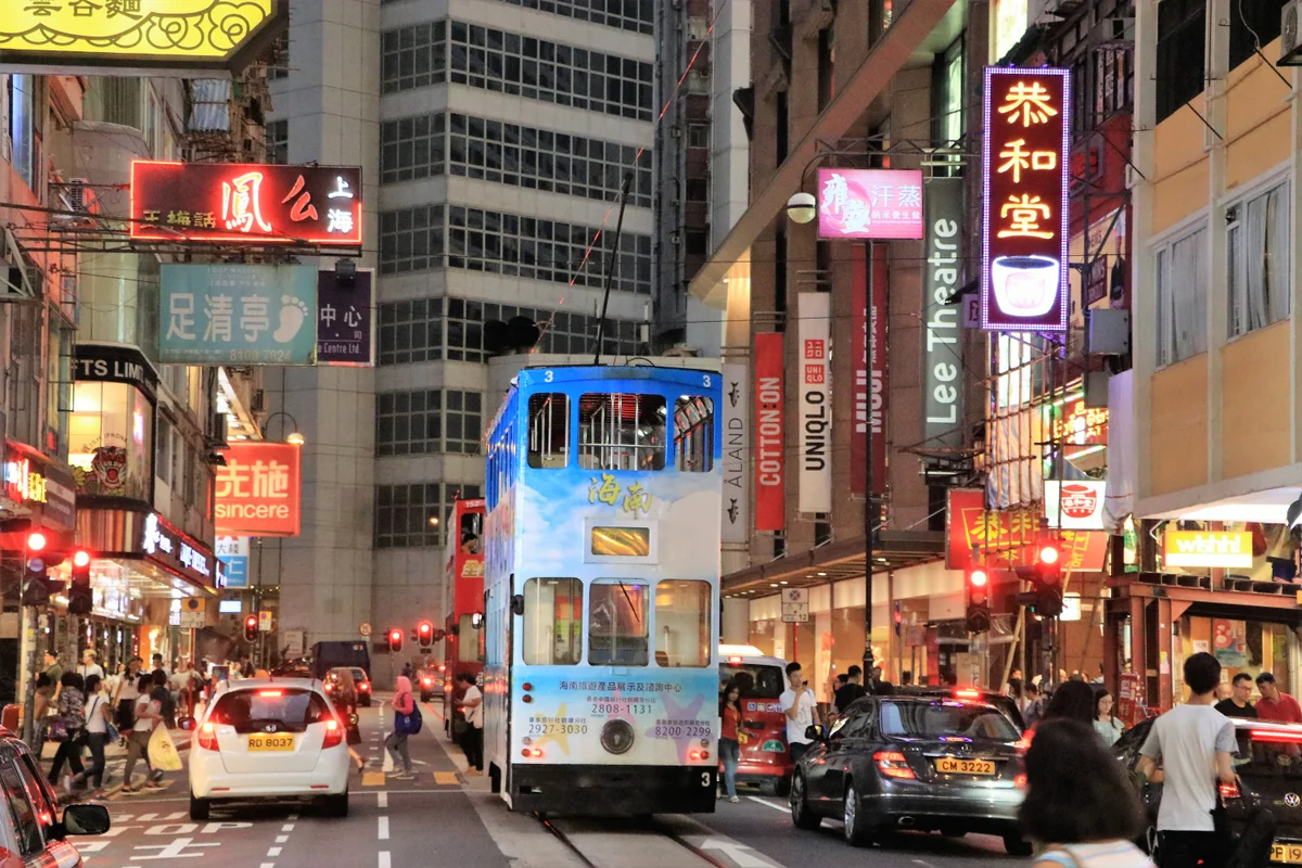 投稿写真：香港銅鑼湾タイムズスクエアー付近