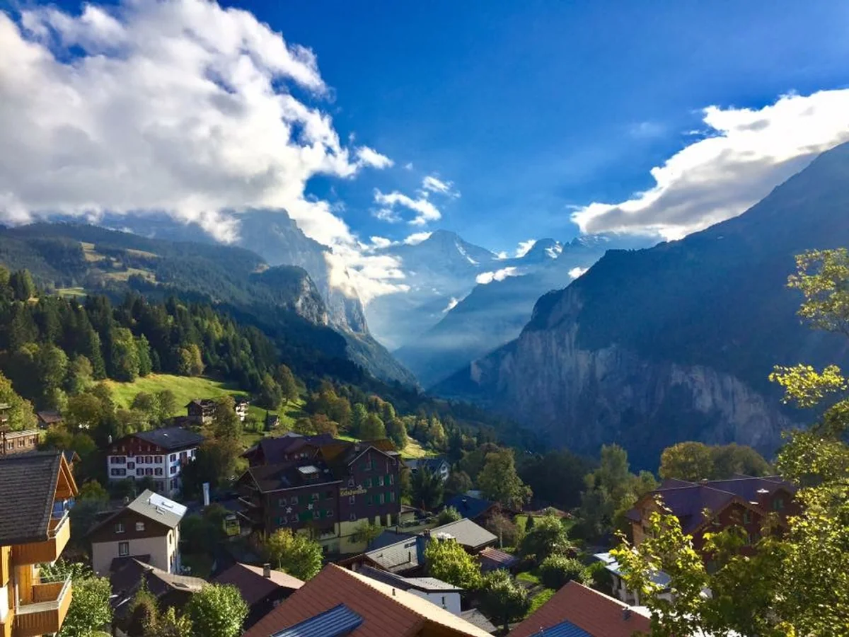 投稿写真：ユングフラウ地方の山々