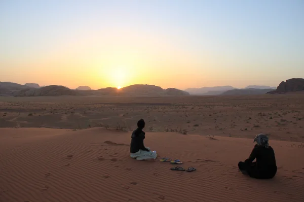 投稿：砂漠に沈む夕日