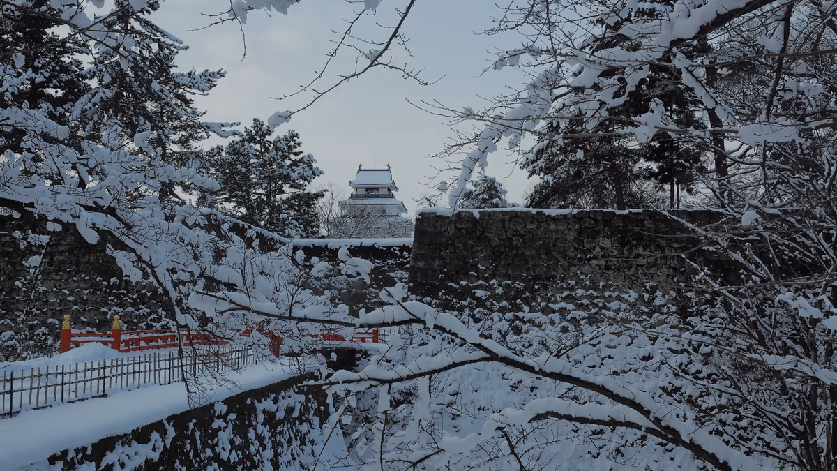 投稿写真：雪の会津若松城