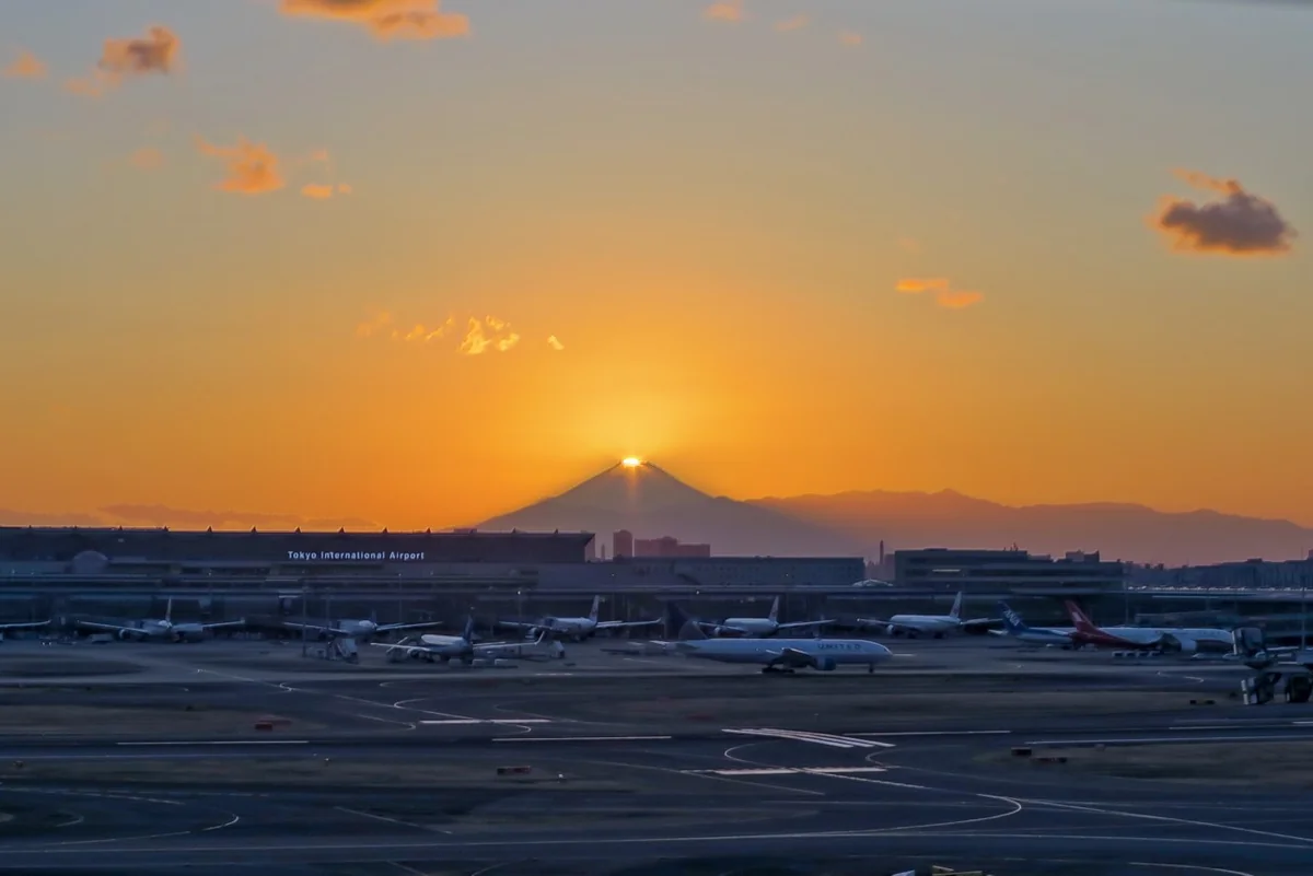 投稿写真：ダイヤモンド富士最後の輝き