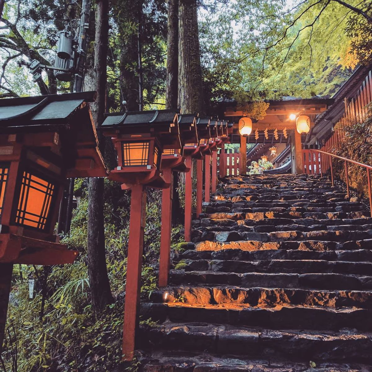 投稿写真：雨の貴船神社