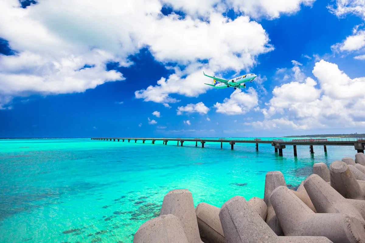 投稿写真：宮古ブルーに降り立つ