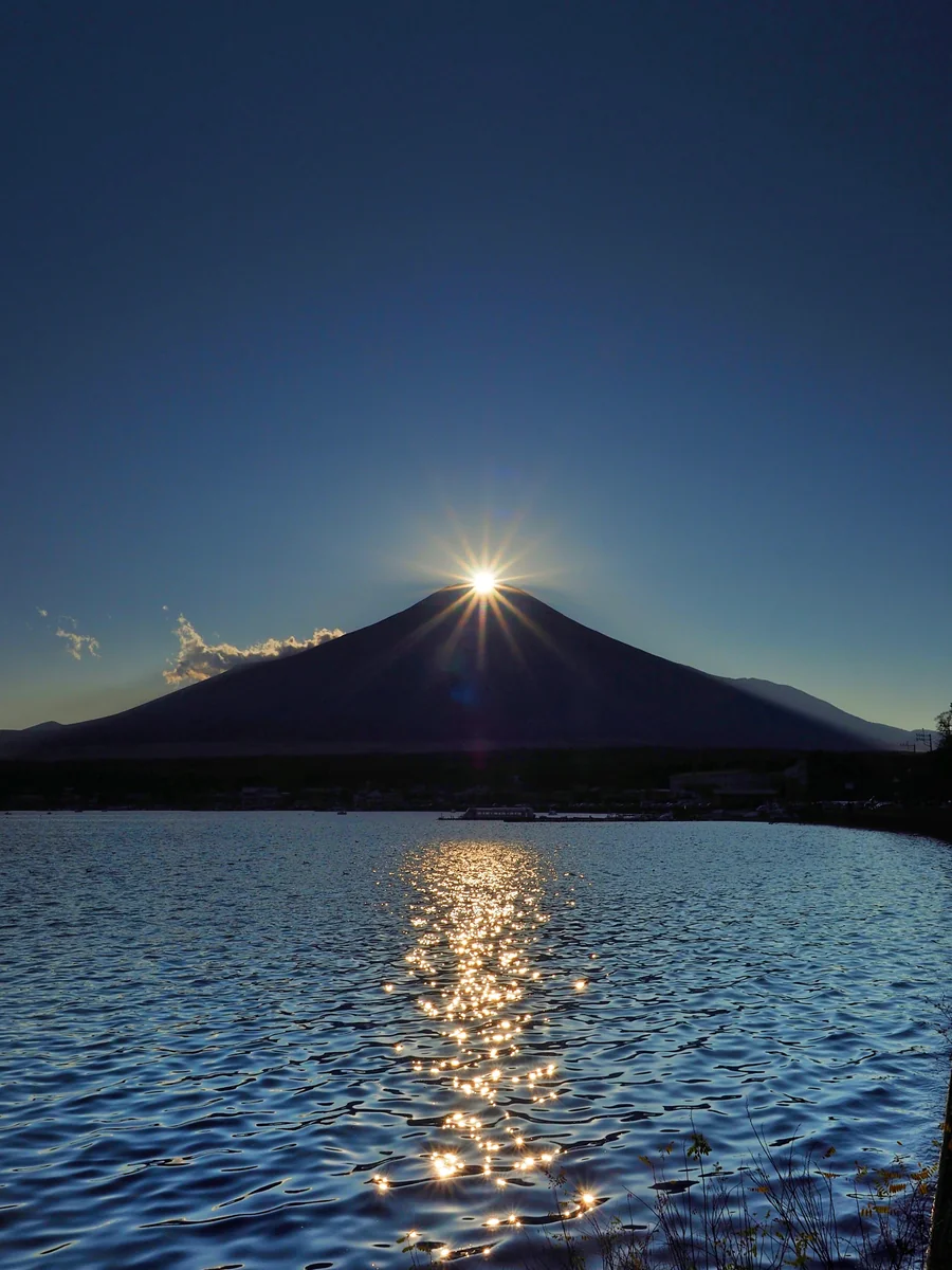 投稿写真：山中湖ダイヤモンド富士