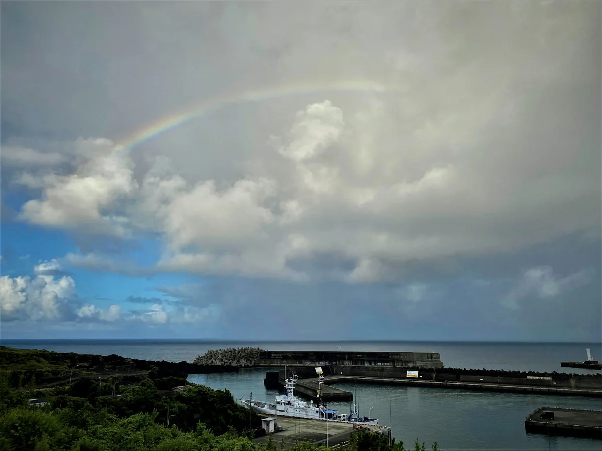 投稿写真：朝の虹