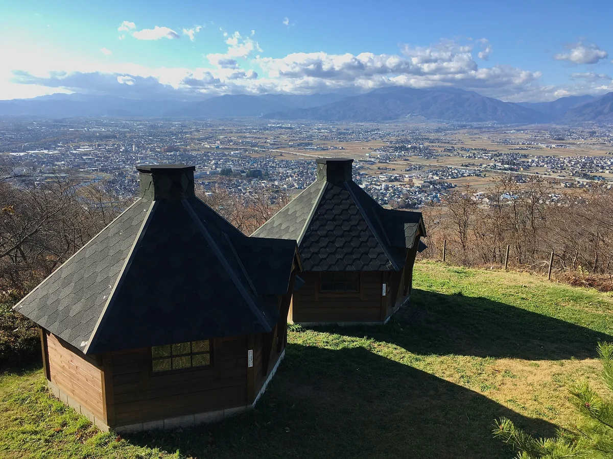 投稿写真：やや高台の公園から北アルプス方面の眺望