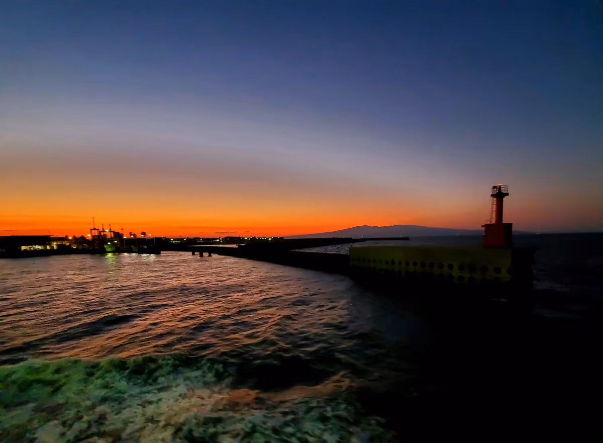 投稿写真：燃える夕日