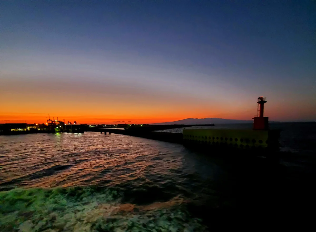 投稿写真：燃える夕日