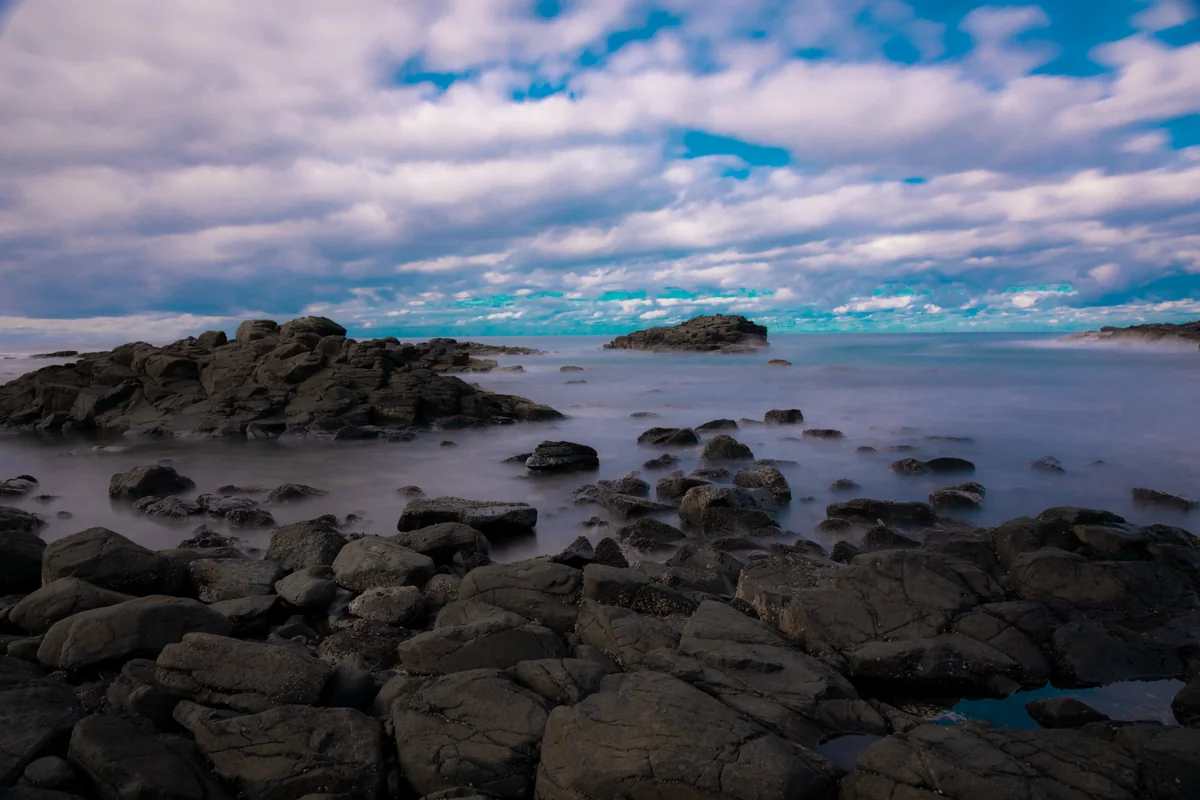 投稿写真：黄金岬の静かなる波濤