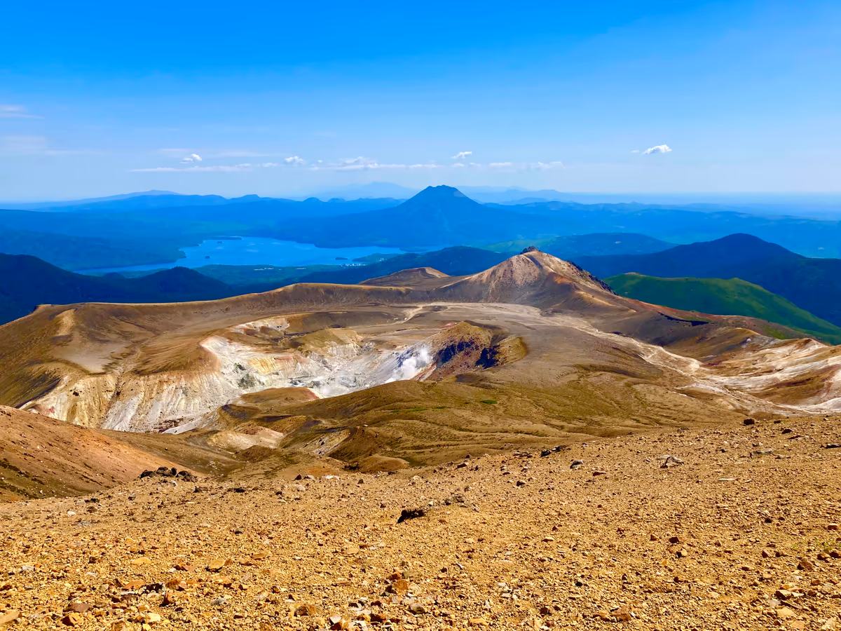 投稿写真：雌阿寒岳山頂より
