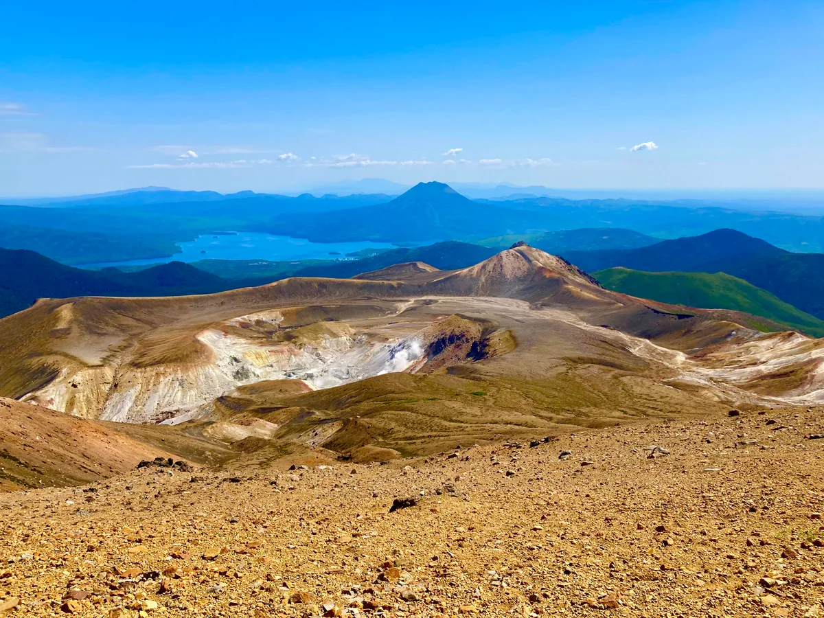投稿写真：雌阿寒岳山頂より