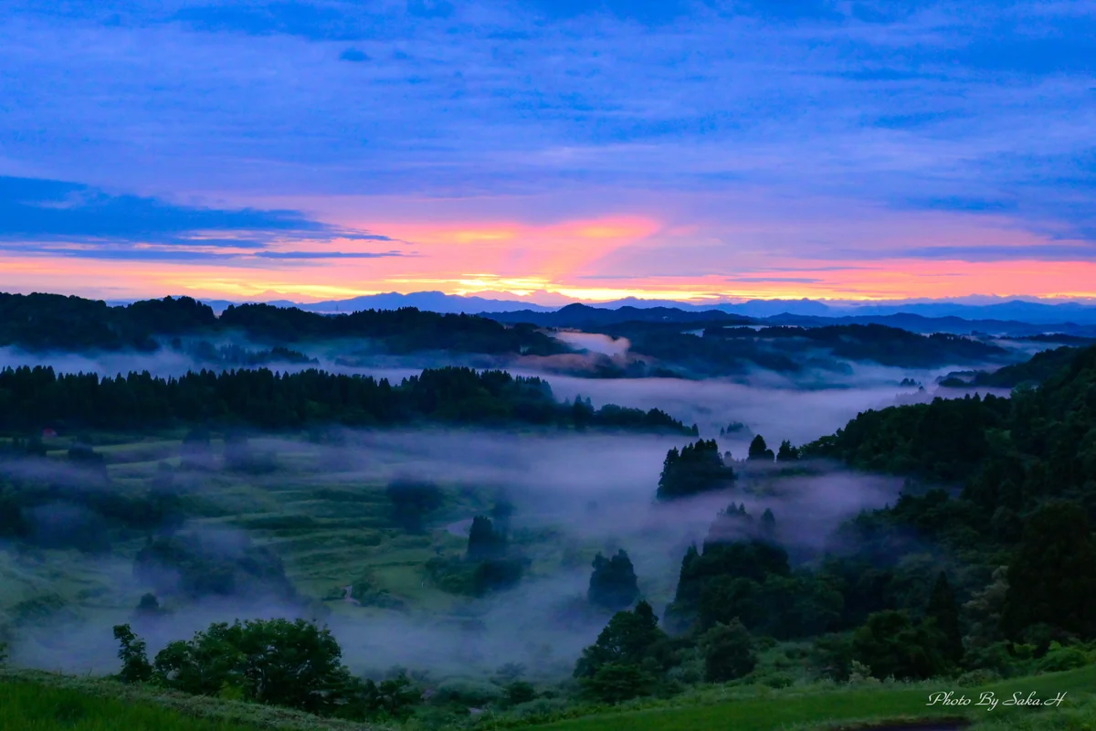 投稿写真：星峠の夜明け