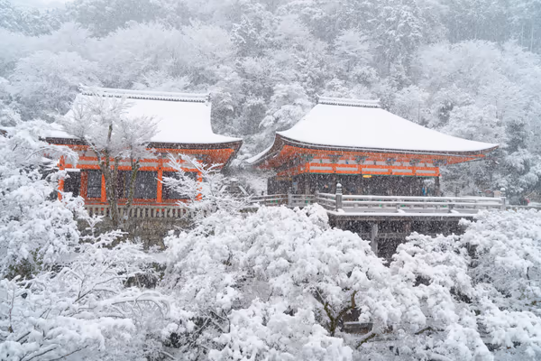 投稿：雪の清水寺　奥の院