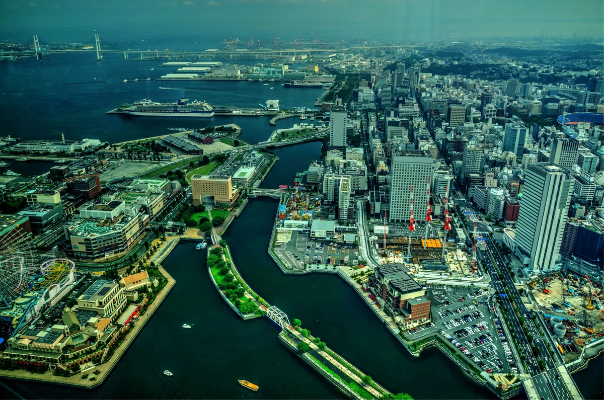 投稿写真：横浜港大俯瞰絵図