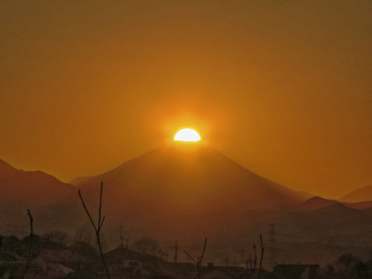 投稿写真：ダイヤモンド富士