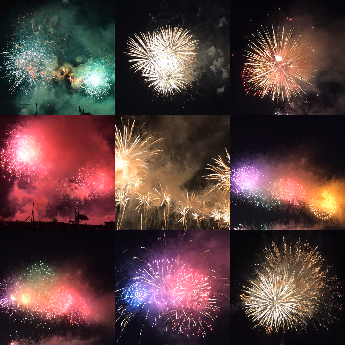 投稿写真：夜空に散りばめられたパッチワーク🎵