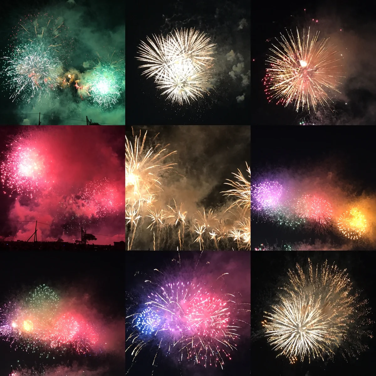 投稿写真：夜空に散りばめられたパッチワーク🎵