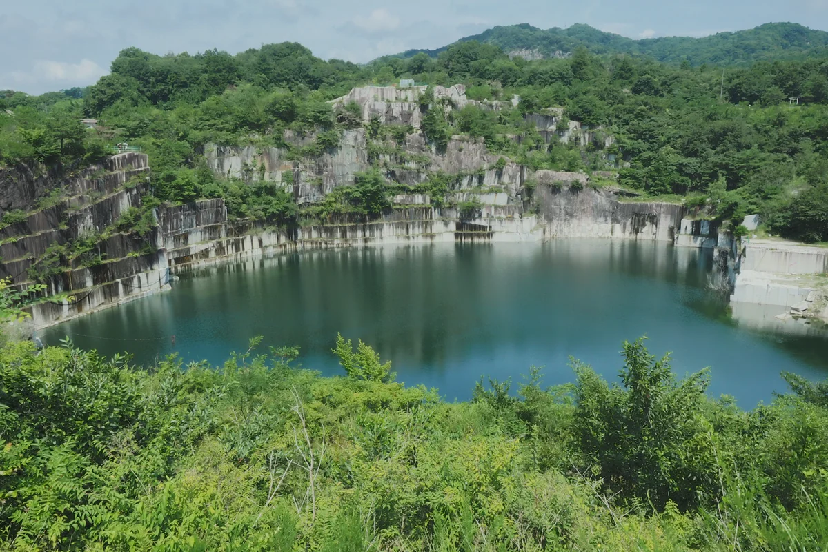 投稿写真：石切山脈　地図にない湖