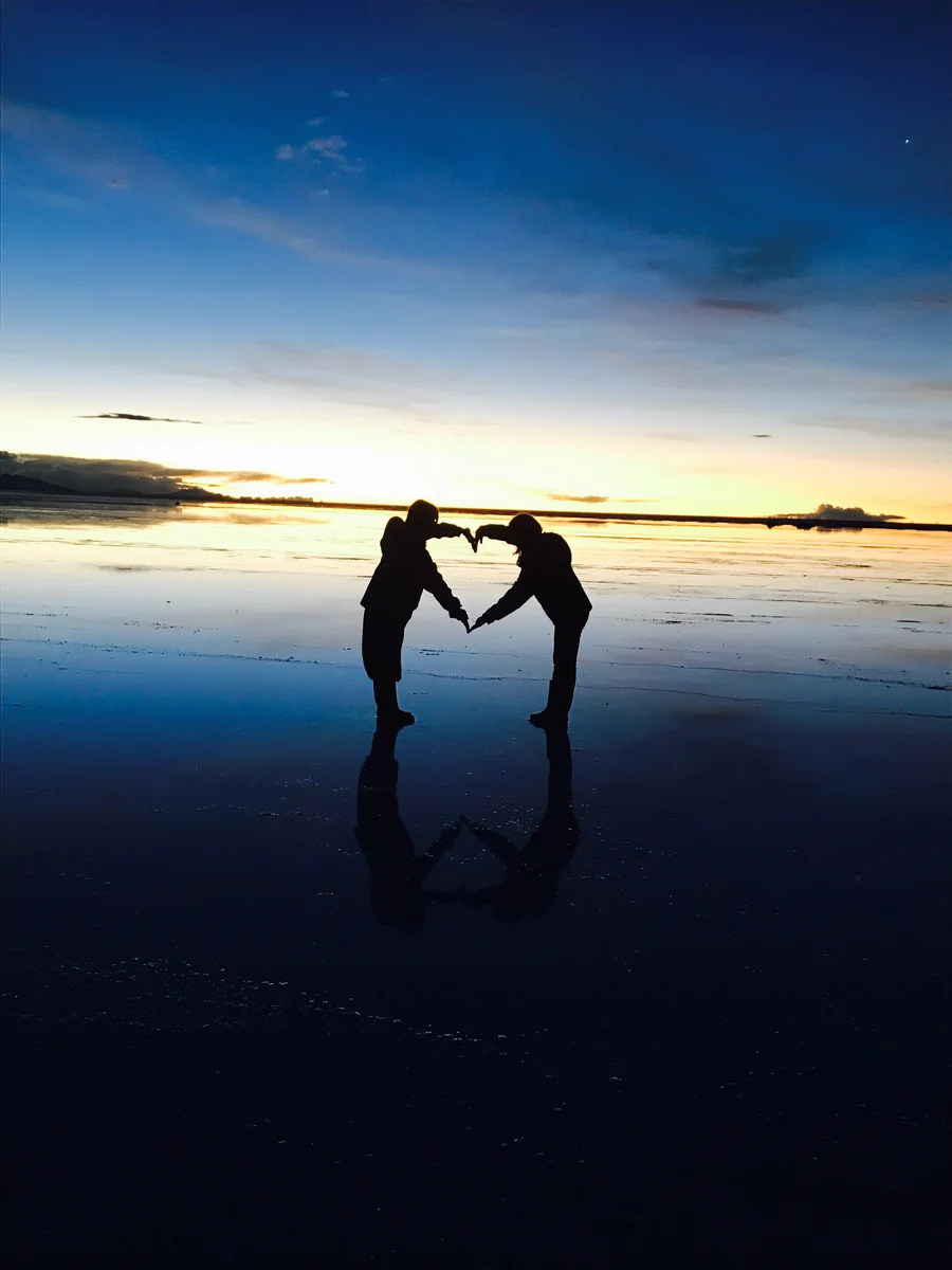 投稿写真：ウユニでハート💓