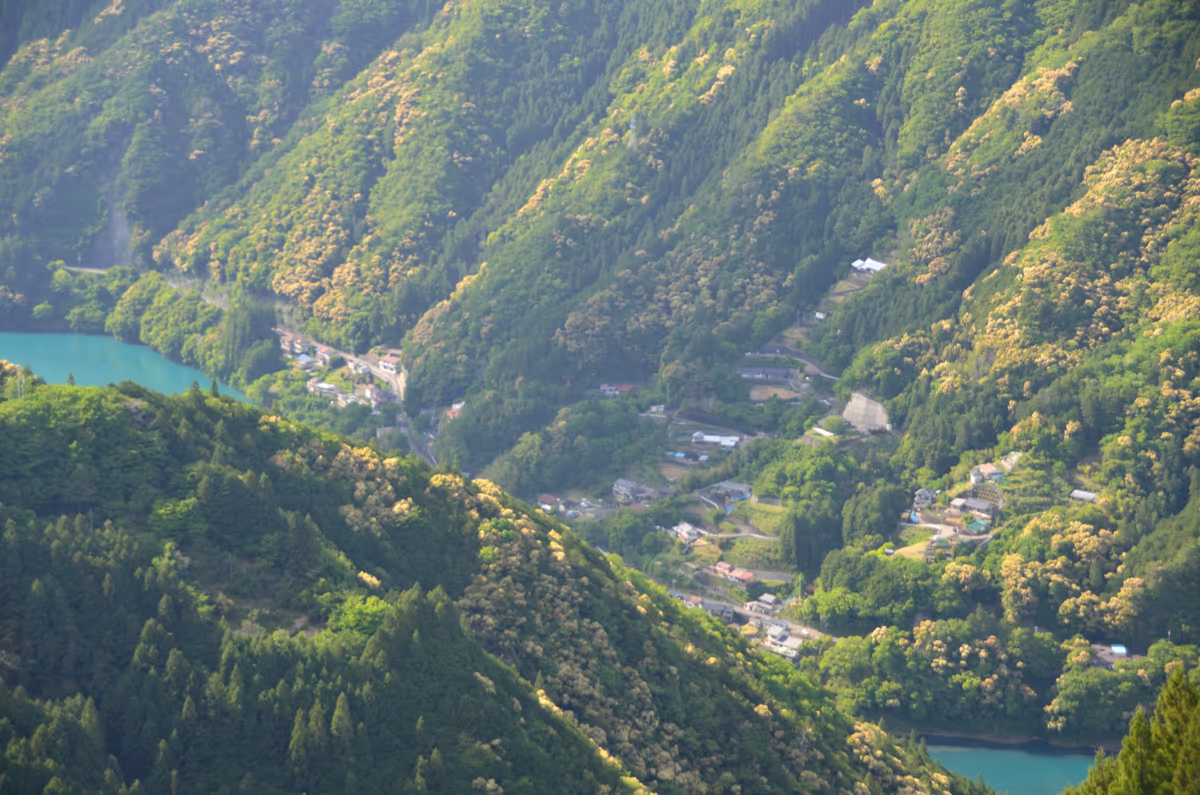 投稿写真：十津川村の集落