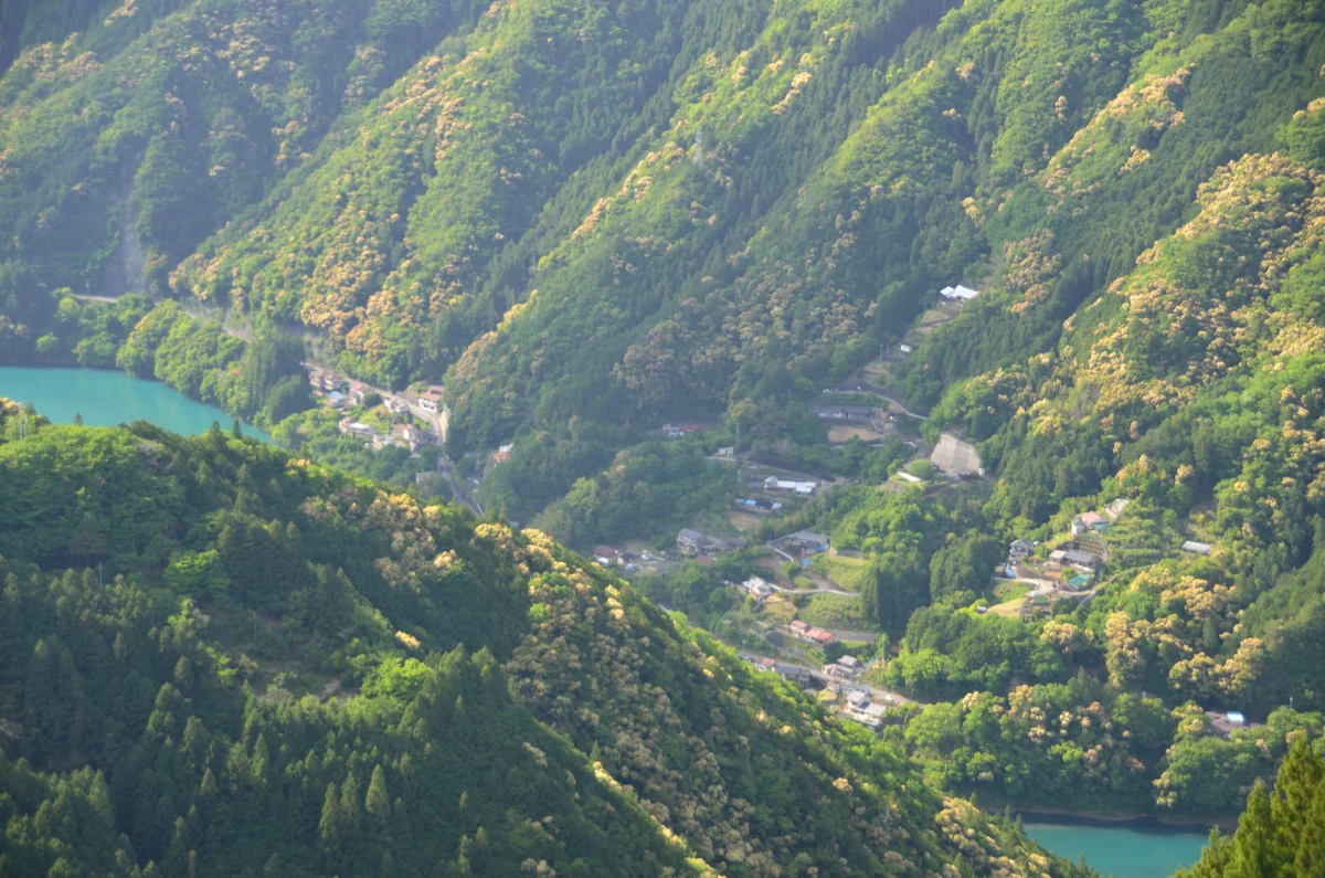 投稿写真：十津川村の集落