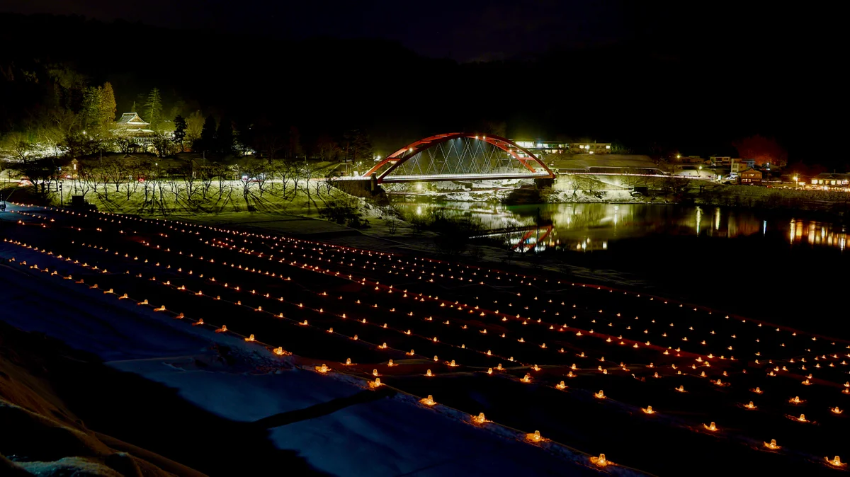 投稿写真：福島県 柳津町の会津やないづ冬まつり