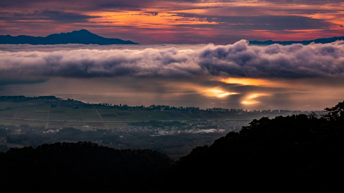 投稿写真：晩秋奥琵琶湖の雲海