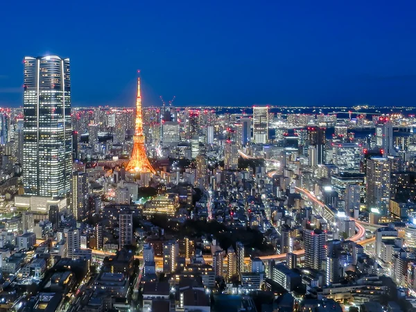 投稿：東京タワーと首都高の光跡