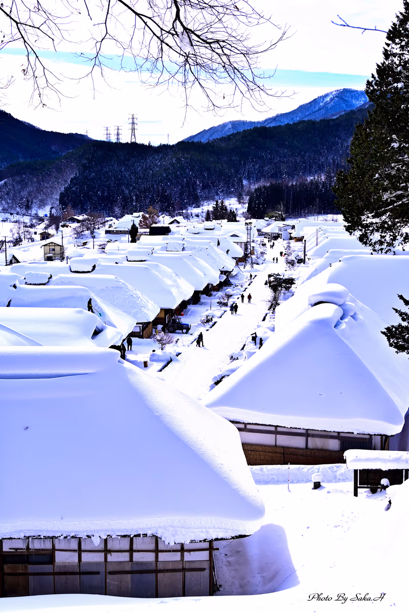 投稿写真：雪の大内宿