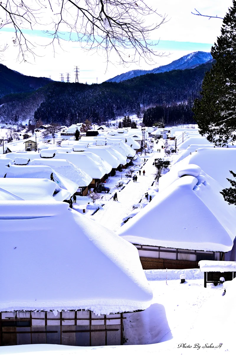 投稿写真：雪の大内宿