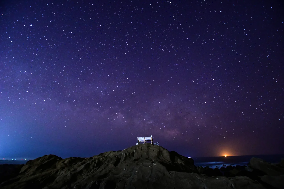 投稿写真：漁火とともに